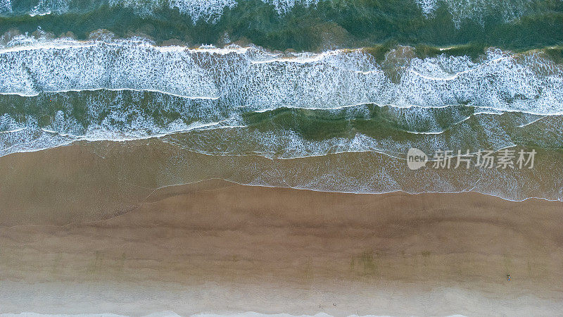 Aerial view of Pé de Serra beach in Bahia, Brazil